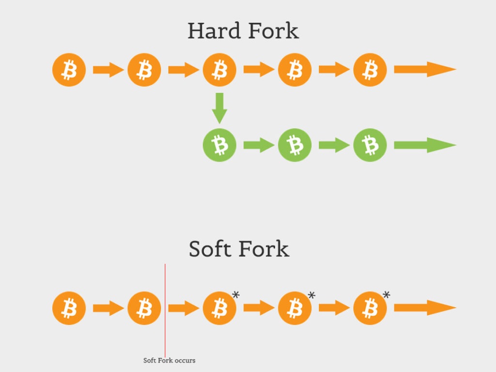 soft fork hard fork