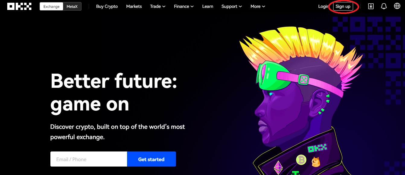 آموزش ثبت نام و کار با صرافی اوککس (OKX)