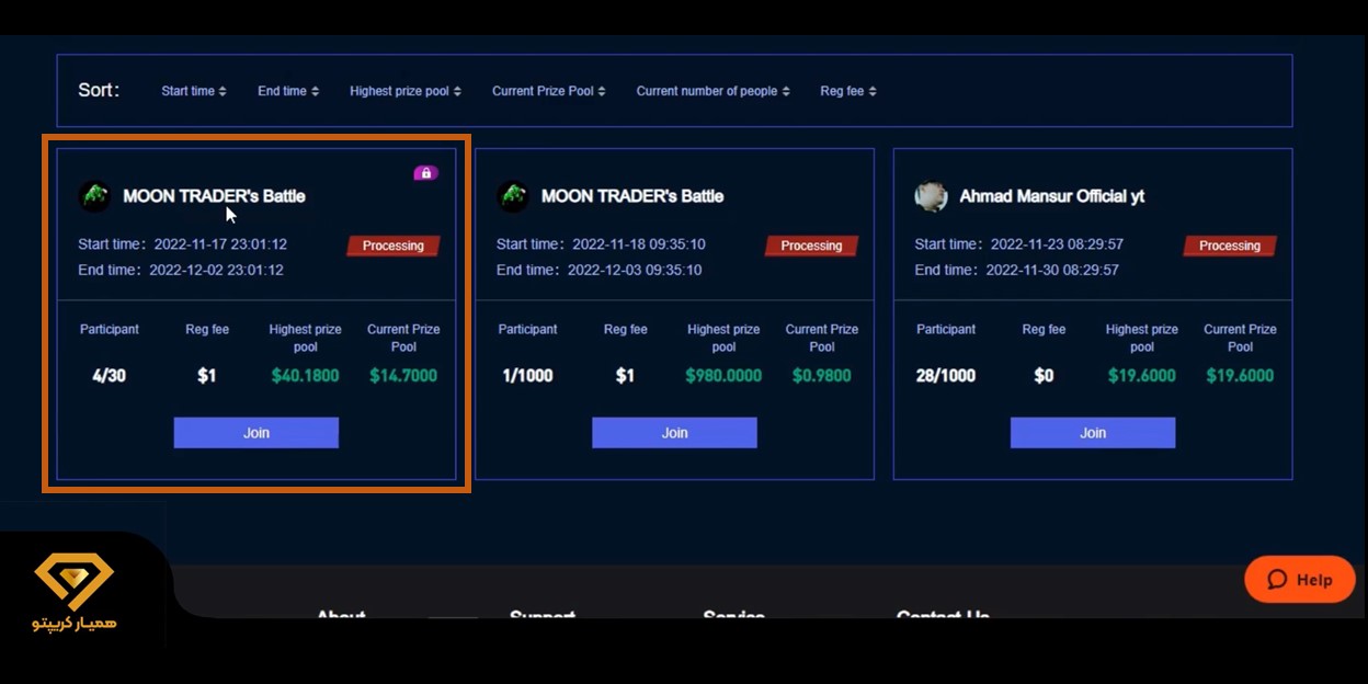 Treading Battle Moonxbt