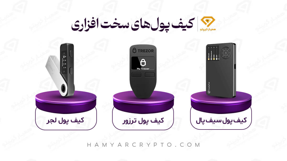 کیف پول های سخت افزاری | کارمزد انتقال تتر