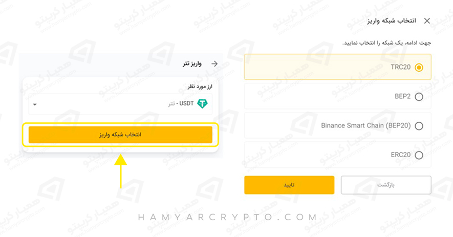 واریز رمز ارزها در صرافی تبدیل