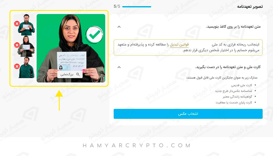 احراز هویت صرافی تبدیل