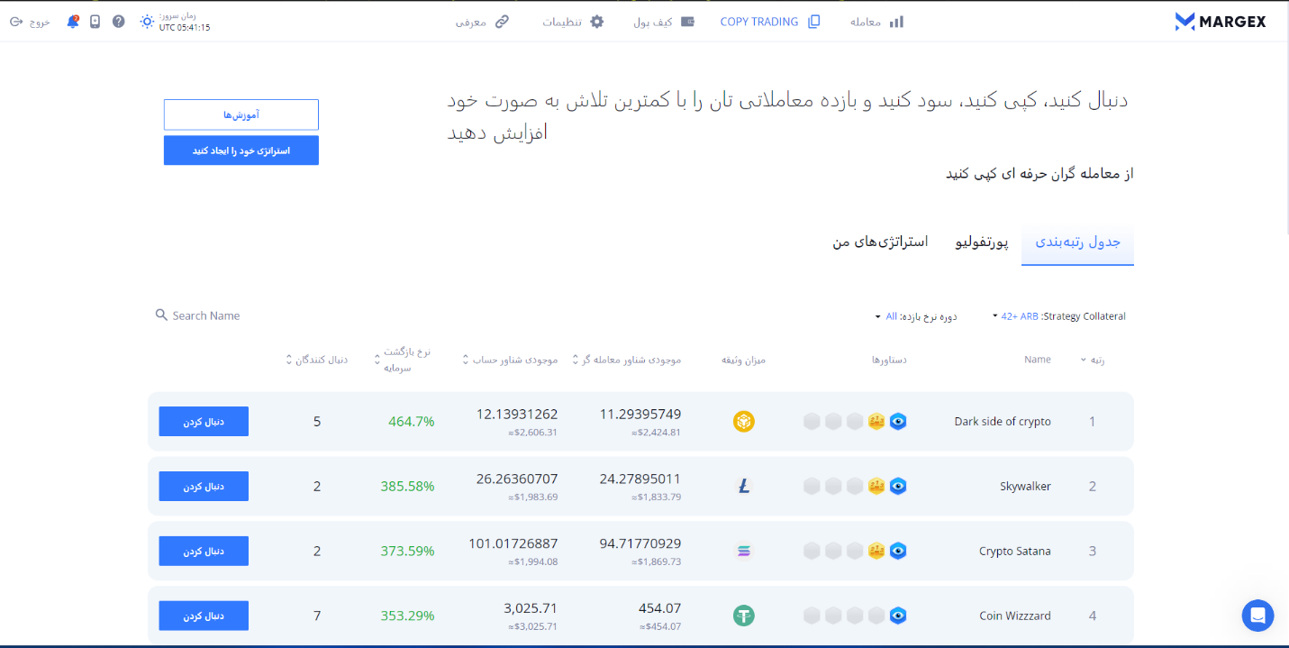 صرافی ارز دیجیتال مارجکس