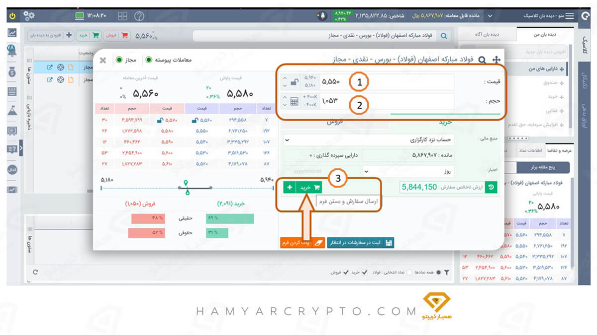 آموزش خرید و فروش کارگزاری آگاه