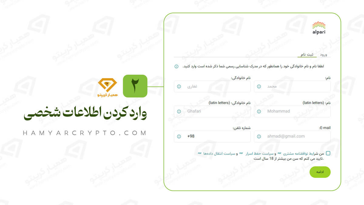 آموزش بروکر آلپاری