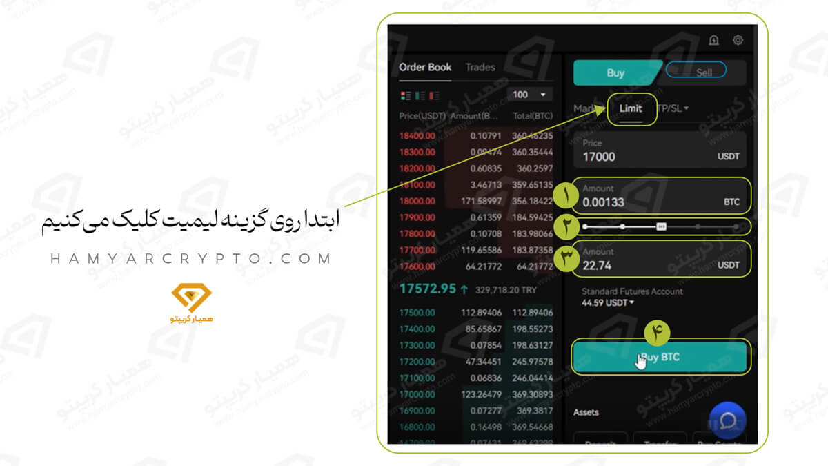آموزش اسپات در صرافی بینگ ایکس