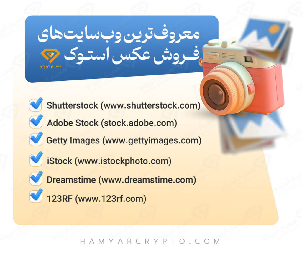 سایت های فروش عکس استوک