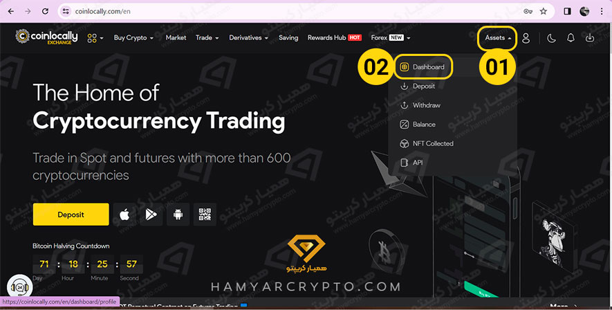 coinlocally dashboard