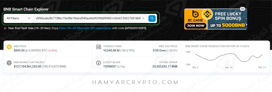 تاریخ ایجاد توکن
