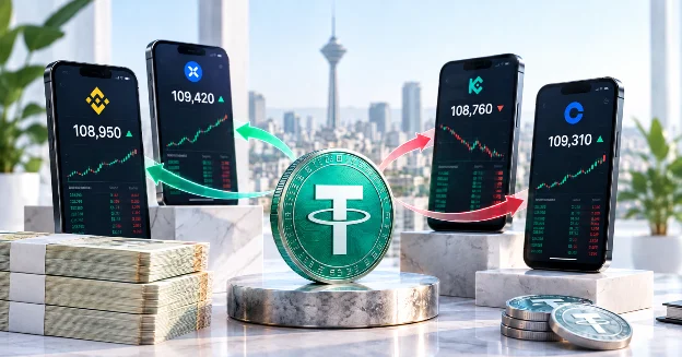انتقال تتر بین صرافی ها
